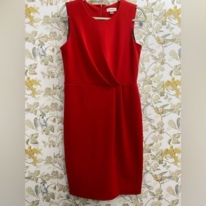 Calvin Klein Women’s Red sheath dress Sz.10